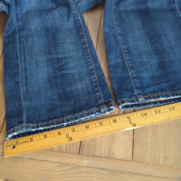 Adriano Goldschmied Patchwork Low Rise Straight Leg Jeans - Picture 14 of 14